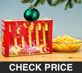 Mac & Cheese Flavored Candy Canes - Cheap Christmas Gifts