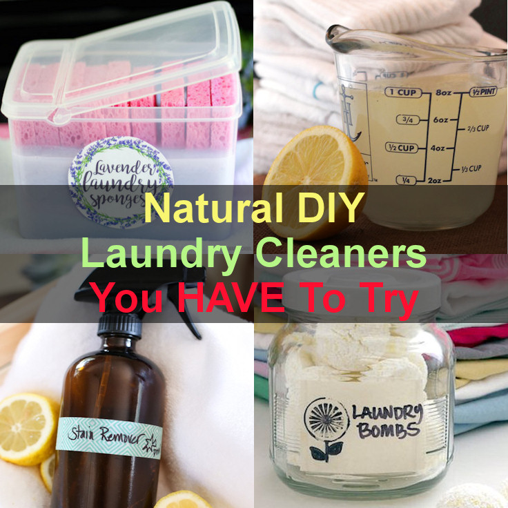 Natural Homemade Laundry Detergent and Cleaners
